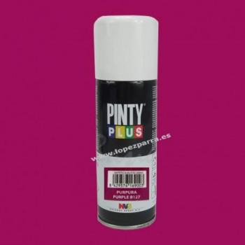 Spray Pintura Púrpura Brillo 200ml PintyPlus - Pintura en Spray Todoterreno, Versatilidad, Gran Gama de Colores, Fácil Aplicación, Alta Adherencia y Durabilidad para Todo