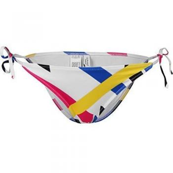 Calvin Klein Underwear Cheeky String Side Tie W Parte de abajo del bikini crossing stripe