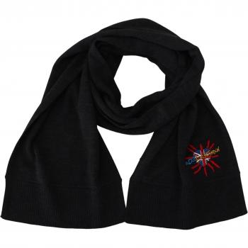 Black Sacred Heart DGLovesLondon Wrap Scarf by Dolce & Gabbana, Winter Scarves, female, Black, Size: ONE SIZE