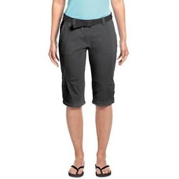 Maier Sports Kluane Women's Regular Fit Capri Hiking Pants with 2 Pockets, Black