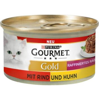 Gourmet Gold Tartelette Multipack 48 x 85 g - Duo Beef & Chicken