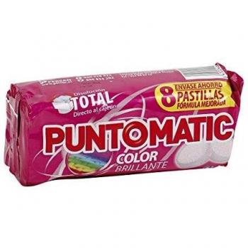 PUNTOMATIC detergente máquina color brillante en pastillas 4 lv