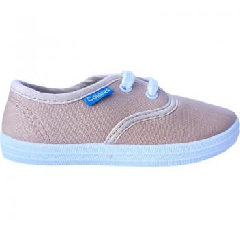 Zapatillas de Lona para Niña 2417 Beige