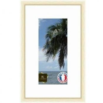 Marco de fotos de pared 30 x 14 x 14 x 30 marco, moderno, 2,3 cm de longitud, de madera, madera, Blanc Cassé-39, Passe-Partout Super Blanc