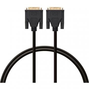 Cable DVI Macho a DVI Macho 2m Negro PcCom Esencial