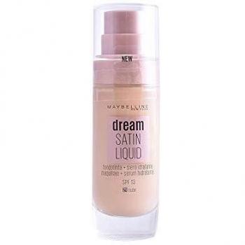 Maybelline Dream Satin Liquid Foundation SPF18 21 Nude - Hydrating Illuminating Makeup 30ml