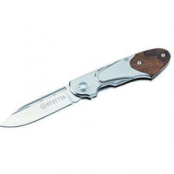 Beretta  Navaja bascula perenne, madera, plata, CO70-0.451-0900