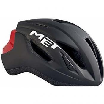 MET M3hm107l0nr1 Casco, Hombre, Negro/Rojo, L