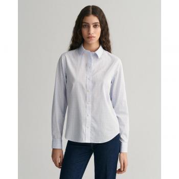Camisa de mujer Gingham Azul - Estilo clásico y elegante para lucir en cualquier ocasión