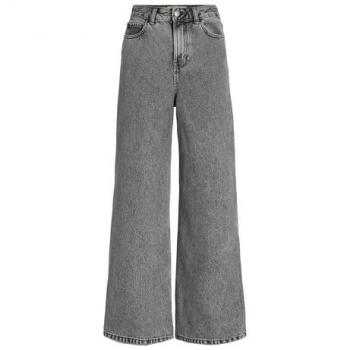 Jeans JJXX Tokyo de Corte Amplio y Cintura Alta - Color Gris Desgastado - Talla 30/32 para Mujer