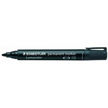 Staedtler 719236 - Marcador permanente con punta cónica, color negro