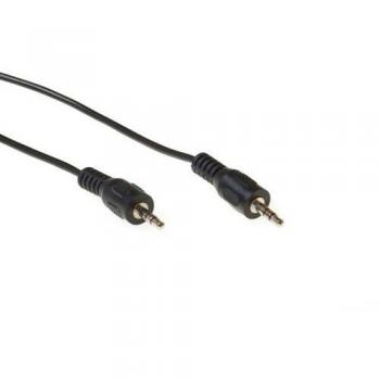Cable de conexión de audio ACT 1.50m con conector Jack Macho de 3.5mm