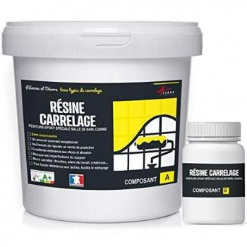 Pintura para Azulejos de Cocina y Baño ARCAPOXY - Ivoire Clair RAL 1015 - 1 kg (hasta 10 m² en 2 capas) - Bi-componente - ARCANE INDUSTRIES