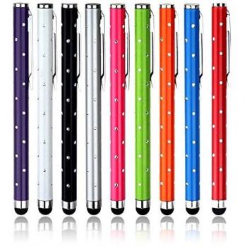 YLC 9 Puntero Tablet Bling Stylus Touch pens para el iPhone iPod Touch iPad Sony PSP PS Vita Motorola Xoom Samsung Galaxy Blackberry Playbook Todos los demás Dispositivos de Pantalla capacitiva