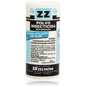 ZZ Polvo insecticida reforzado Máxima eficacia sin olor g