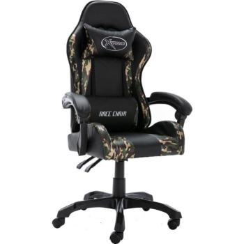 Silla Gaming Torana de Cuero Sintético Negro y Camuflaje