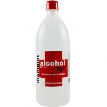 Alcohol Etílico Montplet 70% Volumen 1000ml