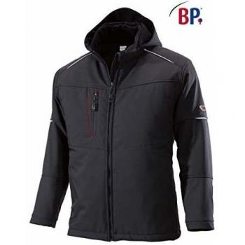 Chaqueta Softshell de Invierno, Talla L, Color Negro