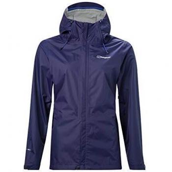 Berghaus Deluge Vented Chaqueta Impermeable, Mujer, Astral Aura, XL