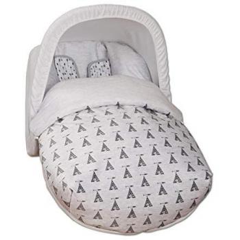 Babyline Tepee - Saco grupo 0, unisex, color gris