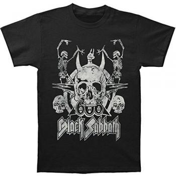 Black Sabbath Dancing Men's Metal T-Shirt - Rock Off L