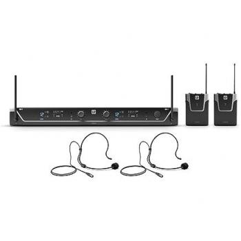 Sistema de Micrófono Inalámbrico Dual LD Systems U308 BPH 2 con Sistema Twin