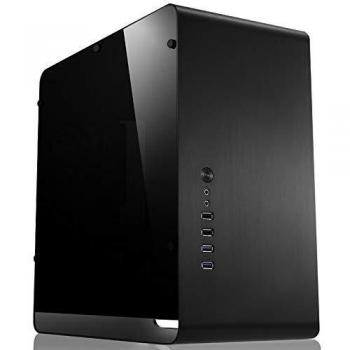 Jonsbo UMX3 Micro ATX Case con Ventana de Vidrio Templado en Color Negro