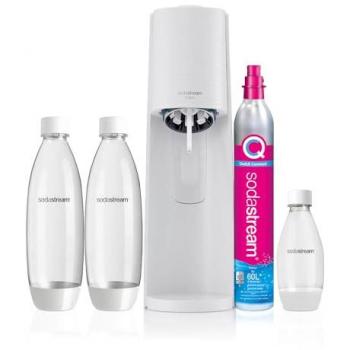 Gasador de Agua Sodastream Terra Megapack - Incluye Cilindro de CO2 y 3 Botellas (2 de 1L y 1 de 0.5L)