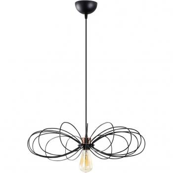 Lámpara Colgante Hemdem 707-S Diseño de Bucle Negro