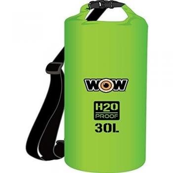 Wow deportes h2o prueba bolsa seca 100 resistente al agua bolsillo para el telefono interior funcional 30l color verde