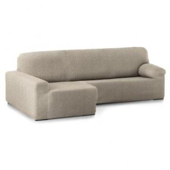 Funda para chaise longue de brazo corto izquierdo Eysa ROC Marrón claro 180 x 120 x 360 cm