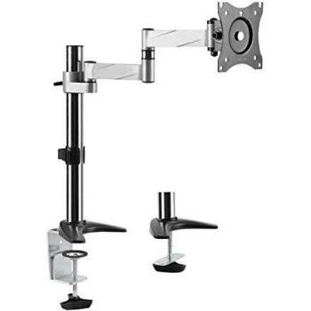 LogiLink BP0076 Soporte de escritorio para monitor de 13 a 27 pulgadas, color negro, dimensiones 396 mm x 310 mm