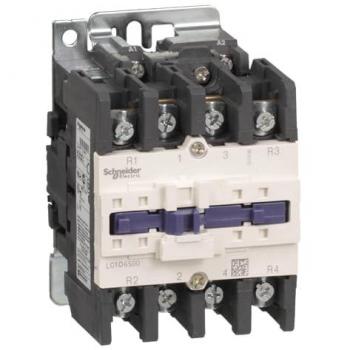 Contactor Schneider Electric TeSys D LC1D65008F7, 65A, 4 polos (2NO + 2NC), bobina de 110V AC, compatible con corriente alterna de hasta 440V y frecuencia