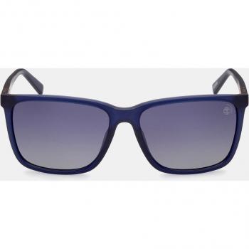 Timberland Men's Polarized Square Sunglasses in Matte Blue