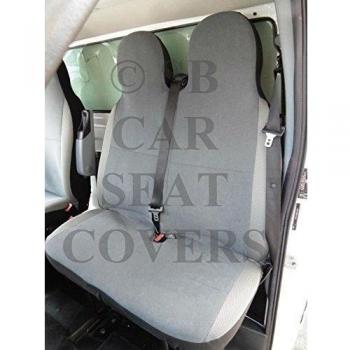 Volkswagen Transporter T6Van, 2016, fundas de asiento gris Ante