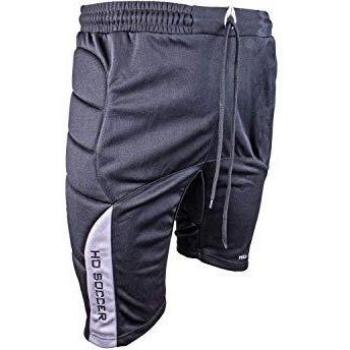 HO Soccer Icon Pantalón de Portero Corto Acolchado, Hombre, Negro, L
