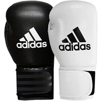 adidas adibc01 – Guantes de Boxeo para Hombre, Hombre, ADIBC01, Blanco y Negro