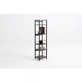 Kit Closet 2150033003 estantería de metal kala 34 cm, café - negro/madera, 34 x 30 x 150