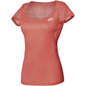 Lotto Nixia II Tee W - Camiseta para mujer, color rosa, talla L