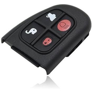 4 Botones de repuesto de Keyless Entry Remote Control para Jaguar S-Type X-Type XJ8 XJ XK XJR XF E no chip