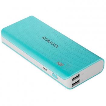 Romoss Sense 4 LED 10.400mAh Cargador portátiles, 2-Salidas USB Bateria Externa para la mayoría de los teléfonos Inteligentes Smartphone, tabletas y Otros Dispositivos