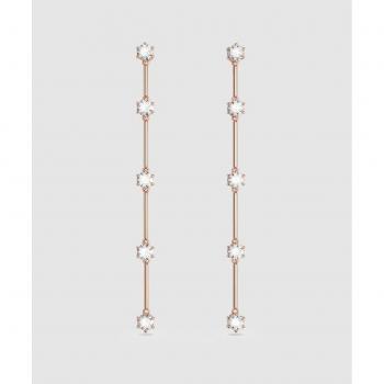 Pendientes Swarovski Constella Bañados en Oro con Piedras Brillantes