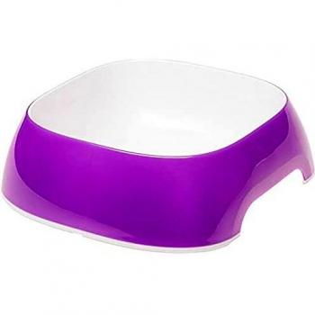 Ferplast Glam – Cuenco, tamaño Mediano, Color Morado