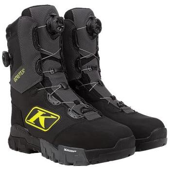 Klim Adrenaline Pro S GTX BOA Botas para motos de nieve - Negro Amarillo (46)