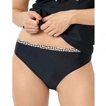 Miss Sans Complexe 68PAF05 Women's Casablanca Black Swimwear Beachwear Bikini Bottom Medium