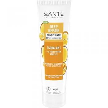 Acondicionador Reparación Profunda Sante con Escualeno y 3 Capas de Proteínas, Vegano e Hidratante, 150 ml