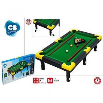 ColorBaby - Juegos de mesa billar infantil con accesorios CB Games 47,5X26,4X13,2 cm