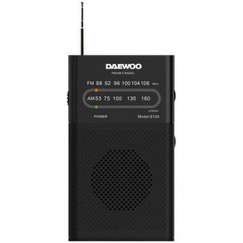 Daewoo DW1027 Radio Portátil Negra