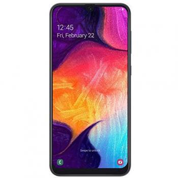 Samsung Galaxy A50 - Smartphone reacondicionado 128GB, Doble SIM, Muy buen estado, Color Negro, Batería testeada