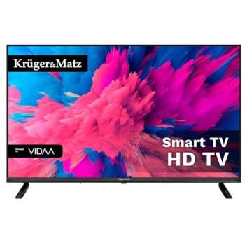 Televisor Smart TV Kruger & Matz 32 HD Wifi Dolby Digital DVB-T2/S2 H.265 Hevc